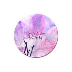 Magic Leaves Magnet 3  (round) by Brittlevirginclothing