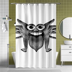 Body Part Monster Illustration Shower Curtain 48  X 72  (small)  by dflcprints