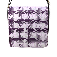 Maze Lost Confusing Puzzle Flap Messenger Bag (l)  by Amaryn4rt