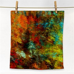 Mixed Abstract Face Towel by digitaldivadesigns