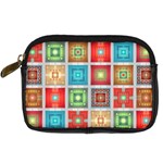 Tiles Pattern Background Colorful Digital Camera Cases Front