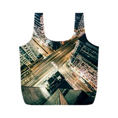 Architecture Buildings City Full Print Recycle Bags (m)  by Amaryn4rt