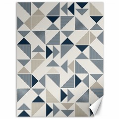 Geometric Triangle Modern Mosaic Canvas 36  X 48   by Amaryn4rt