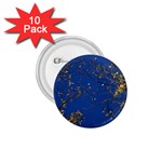 Poplar Foliage Yellow Sky Blue 1.75  Buttons (10 pack) Front