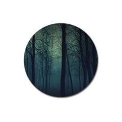 Dark Forest Magnet 3  (round) by Brittlevirginclothing