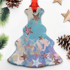 Pastel Stars Christmas Tree Ornament (two Sides) by Brittlevirginclothing