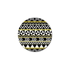 Black Bohemian Golf Ball Marker (4 Pack) by Brittlevirginclothing