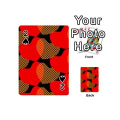 Heart Pattern Playing Cards 54 (mini)  by Amaryn4rt