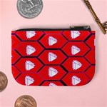 Red Bee Hive Mini Coin Purses Back