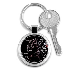 Abstract Glare Visual Art Key Chains (round)  by Nexatart