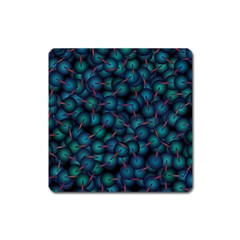 Background Abstract Textile Design Square Magnet by Nexatart