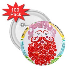 Life Is Art  2 25  Buttons (100 Pack)  by Toriak