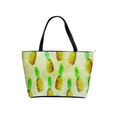 Pineapple Wallpaper Vintage Shoulder Handbags by Nexatart