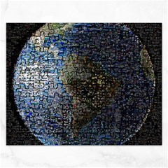 World Mosaic Rectangular Jigsaw Puzzl by Nexatart