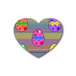 Holidays Occasions Easter Eggs Heart Coaster (4 pack)  Front