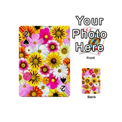 Flowers Blossom Bloom Nature Plant Playing Cards 54 (mini)  by Nexatart