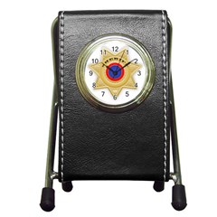 Sheriff S Star Sheriff Star Chief Pen Holder Desk Clocks by Nexatart