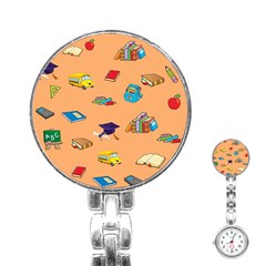 School Rocks! Stainless Steel Nurses Watch by athenastemple