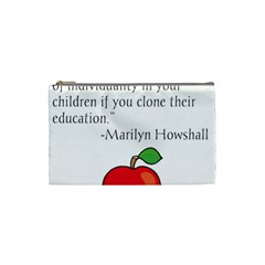 Fruit Of Education Cosmetic Bag (small)  by athenastemple