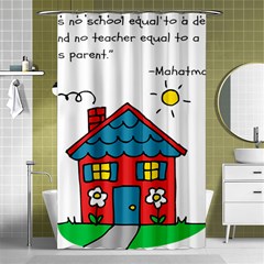 No School Greater    Shower Curtain 48  X 72  (small)  by athenastemple