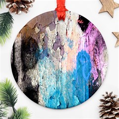 Peelingpaint Ornament (round) by digitaldivadesigns