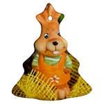 Easter Hare Easter Bunny Christmas Tree Ornament (Two Sides) Front