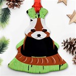 Red Panda Bamboo Firefox Animal Ornament (Christmas Tree)  Front