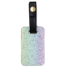 The Background Wallpaper Mosaic Luggage Tags (one Side)  by Nexatart