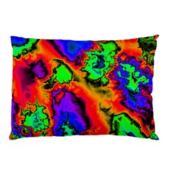 Hot Fractal Statement Pillow Case (two Sides) by Fractalworld