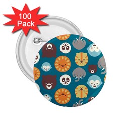 Animal Pattern 2 25  Buttons (100 Pack)  by Nexatart