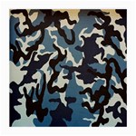 Blue Water Camouflage Medium Glasses Cloth (2-Side) Front