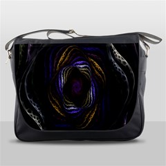 Abstract Fractal Art Messenger Bags by Nexatart