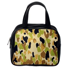 Army Camouflage Pattern Classic Handbags (one Side) by Nexatart