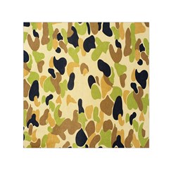 Army Camouflage Pattern Small Satin Scarf (square) by Nexatart