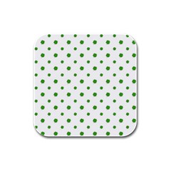 Saint Patrick Motif Pattern Rubber Square Coaster (4 Pack)  by dflcprints