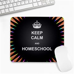 Keepcalmhomeschool Large Mousepads by athenastemple