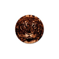 Eye Of The Tiger Golf Ball Marker (4 Pack) by Nexatart