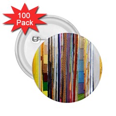 Fabric 2 25  Buttons (100 Pack)  by Nexatart