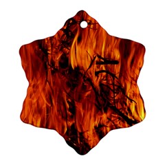 Fire Easter Easter Fire Flame Ornament (snowflake) by Nexatart