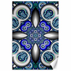 Fractal Cathedral Pattern Mosaic Canvas 20  X 30   by Nexatart