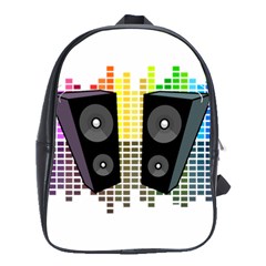 Loudspeakers - Transparent School Bags(large)  by Valentinaart