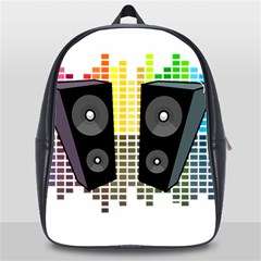 Loudspeakers - Transparent School Bags (xl)  by Valentinaart