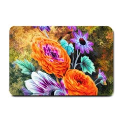 Flowers Artwork Art Digital Art Small Doormat  by Amaryn4rt