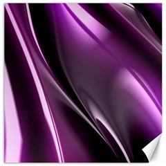 Purple Fractal Mathematics Abstract Canvas 12  X 12   by Amaryn4rt