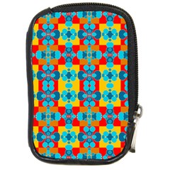 Pop Art Abstract Design Pattern Compact Camera Cases by Amaryn4rt