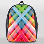 Graphics Colorful Colors Wallpaper Graphic Design School Bags(Large)  Front