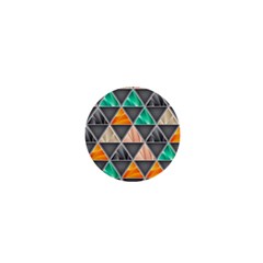 Abstract Geometric Triangle Shape 1  Mini Buttons by Amaryn4rt