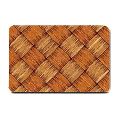 Vector Square Texture Pattern Small Doormat  by Amaryn4rt