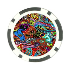 Vector Art Pattern Poker Chip Card Guard by Amaryn4rt