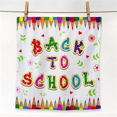 Back To School Face Towel by Amaryn4rt